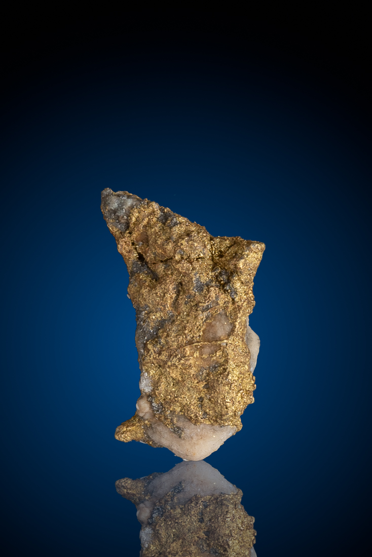 (image for) Colorful, Earthy Natural Gold Quartz Nugget - Nevada - 4.33 grams